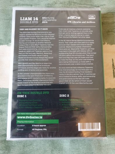 LIAM 14 Double DVD 2014 GAA Hurling Championship Kilkenny Tipperary Ireland CLG