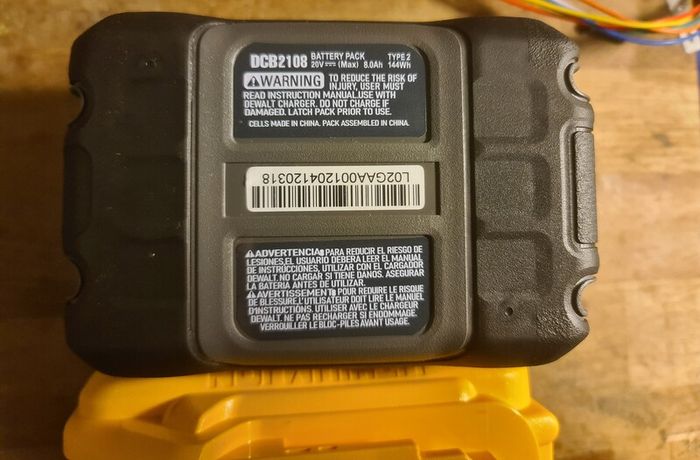 Dewalt 18V 8Ah. Hig output