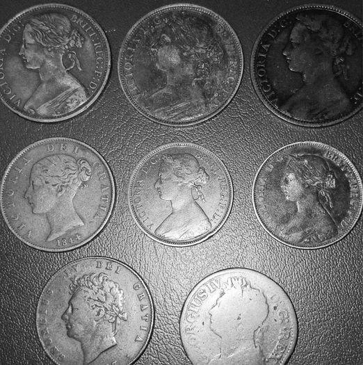 Victoria Penny & Half Penny Job Lot