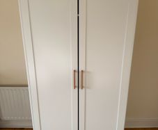 Obaby Orla Wardrobe - White with Oak