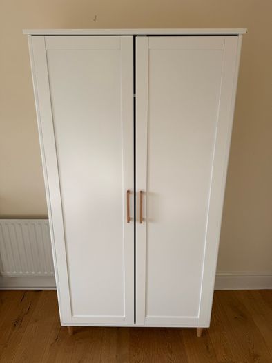Obaby Orla Wardrobe - White with Oak