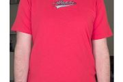 Paul Galvin Red Athletic Tee, Size Medium.