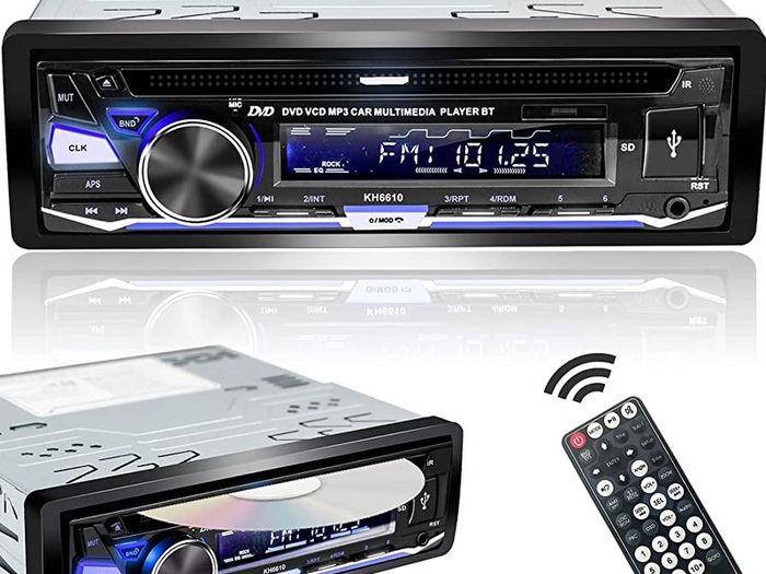 Alondy 1 DIN 12V Car Stereo Headunit CD DVD Player Radio Bluetooth (FREE POSTAGE)