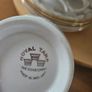 Fine bone China teaset Royal Tara gold white gilded 21 piece set Image 5