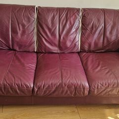leather sofa
