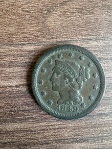 USA 1849 Large Cent