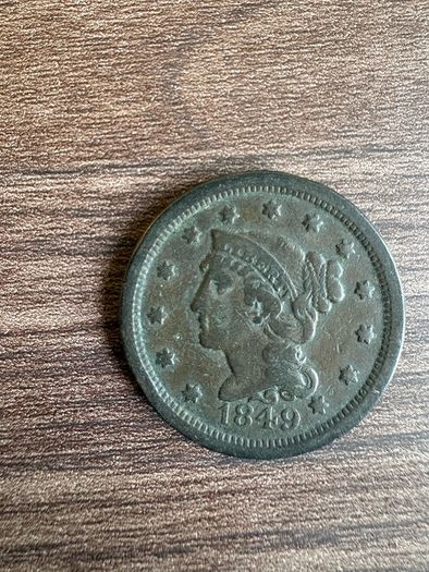 USA 1849 Large Cent