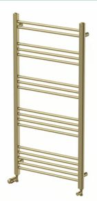 Heated towel rails Brushed Brass