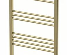 Heated towel rails Brushed Brass