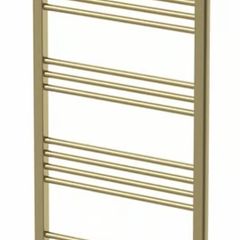 Heated towel rails Brushed Brass