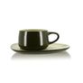 Ogo Living Outo Stoneware Cup and Saucer - Green Image 2