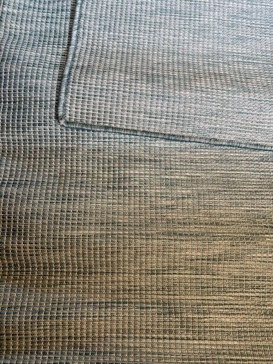 Set of 2 new indoor/outdoor rugs in duck egg