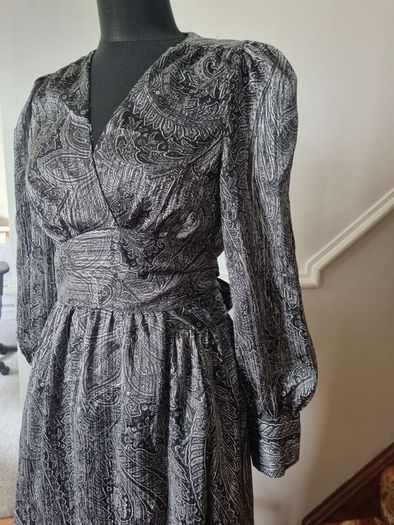 Zara silver/grey maxi