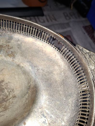 Lot of Large Old Silver Plate Trays for sale as a lot, Postage Available Price for the lot
