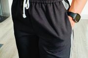 Wide-leg drawstring waist casual trousers, size 10