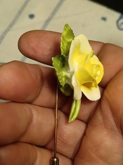 Coalport Vintage Fine Bone China Stickpin