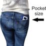 Fold Away Cup Carrier [RED & BLUE] Coffee, Soft Drink, Pint, Beer, Beverage Holder - Sturdy Reusable Pocket Size - Festival Essential - Easy and safe for hot drinks - 3 or 4 cup position Image 3