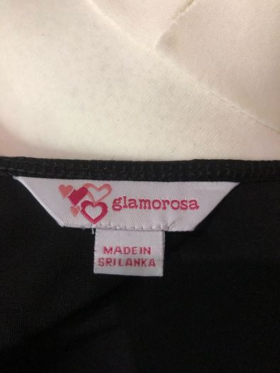 Glamorosa black blouse (size 22)