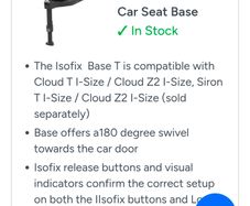 Car seat base