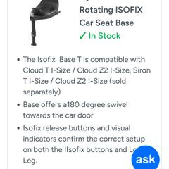 Car seat base