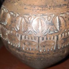 Beautiful earthenware vase