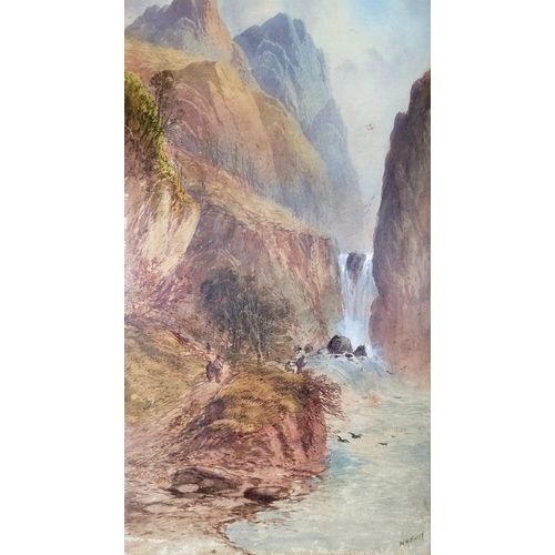 Circa 1860. William Henry Earp (19th Century), A Pair Of Watercolours;