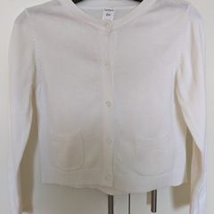 carter's white cardigan