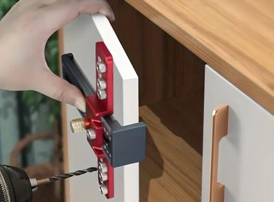 cabinet handle fitting jig
