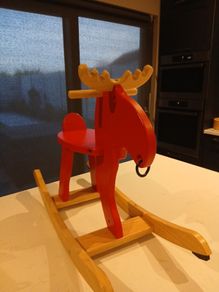 Wooden Reindeer childs/Toddler rocker