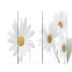 Folding Room Divider 200x170 cm Flower