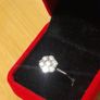 Diamond ring hallmarked 925 Image 2