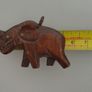 Tiny Carved Wooden Elephant Image 4