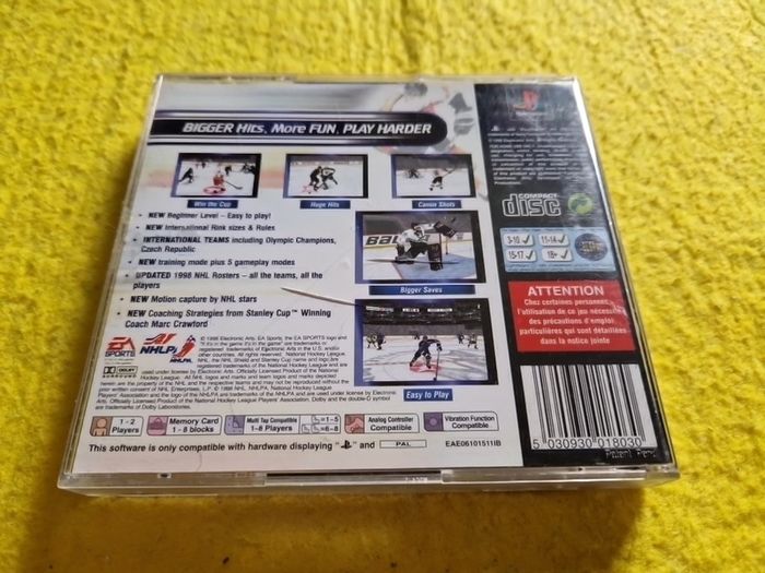 NHL 99  PlayStation1 Ps1 PlayStation2 Ps2 games Original