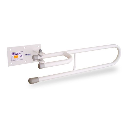 Toilet swivel grab rail
