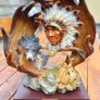 Vintage Native American Figure Image 3