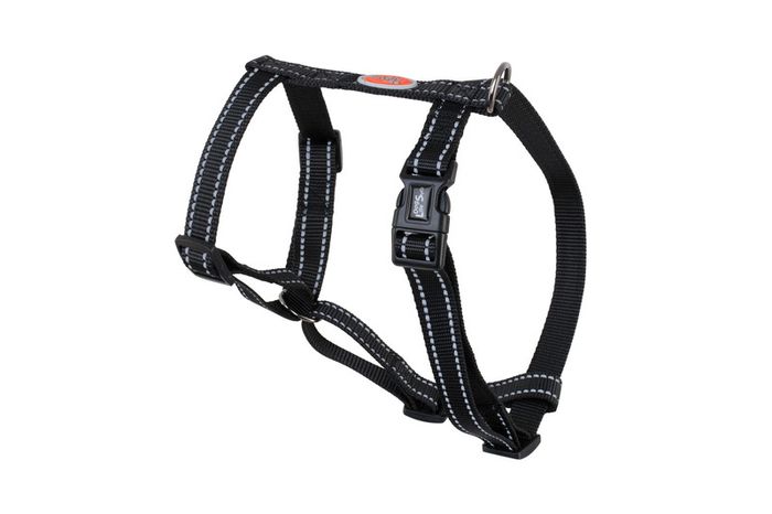 Pet Nova Dog Cat Adjustable Nylon Harness Black XS - XL