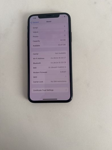 IPhone X Factory Unlocked