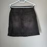 Black jeans mini skirt 36 8 S Image 4
