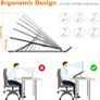 GB1054B Black Laptop Stand for Desk, Adjustable Laptop Riser, Portable Laptop Stand with 6 Angle Image 2