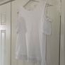 White Lace Cold Shoulder Top Image 2