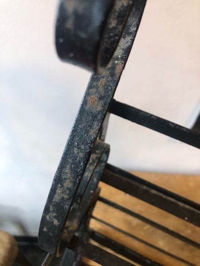 Wrought iron shelf