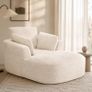 Softy Compressed Indoor Lounge Sofa Chair - Beige Image 2