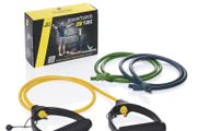 Lets Band Exercise Gym Resistance Powerbands Set Tube