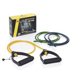 Lets Band Exercise Gym Resistance Powerbands Set Tube