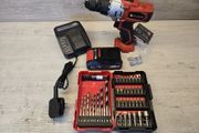 Einhell TE-CD 18/2Li Drill, 2ah Battery, Charger, Bit Box