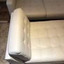 IKEA Landskrona Chaise longue, add-on unit, beige leather Image 2