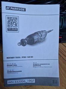Parkside Multi-Grinder Rotatory tool PFBS 160 B2