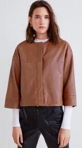 Mango leather jacket