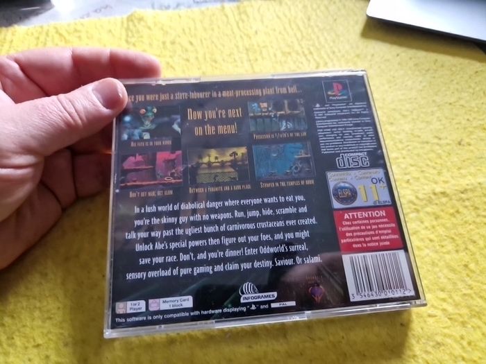 Oddworld Abe s Oddysee PlayStation1 Ps1 PlayStation2 Ps2 Games Original