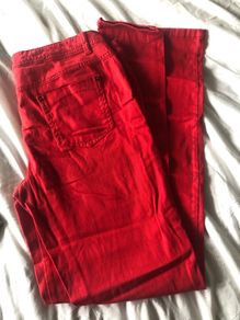 Red jeans size 14